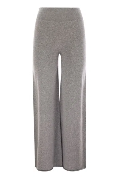 Vanisé Twist - Cashmere Wide-leg Trousers