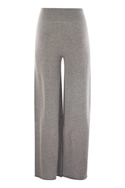 Vanisé Twist - Cashmere Wide-leg Trousers
