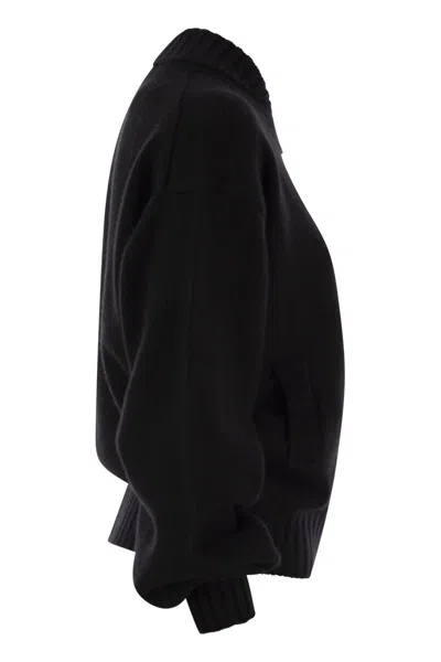 Shop Vanisé Wool And Cashmere Cardigan With Zip