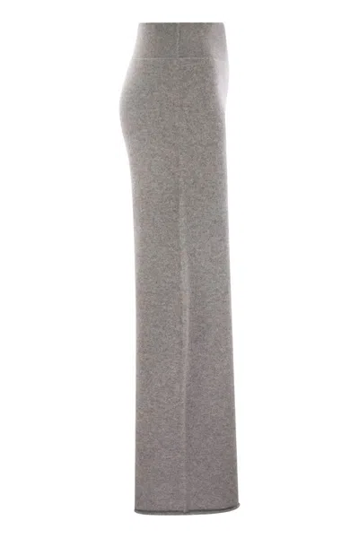 Vanisé Twist - Cashmere Wide-leg Trousers