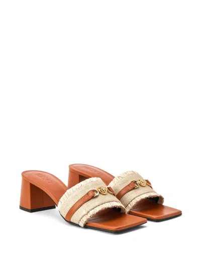 Versace Medusa 55mm Woven Mules