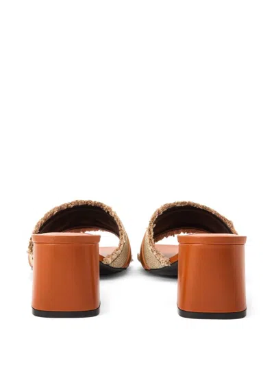 Versace Medusa 55mm Woven Mules
