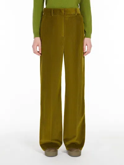 Weekend Max Mara Tania Long Trouser Green