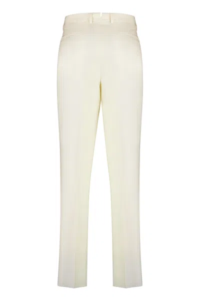 Zegna Wool Trousers Front Crease