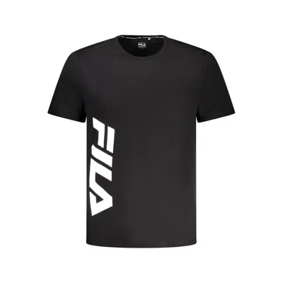 Fila Black Cotton T-shirt
