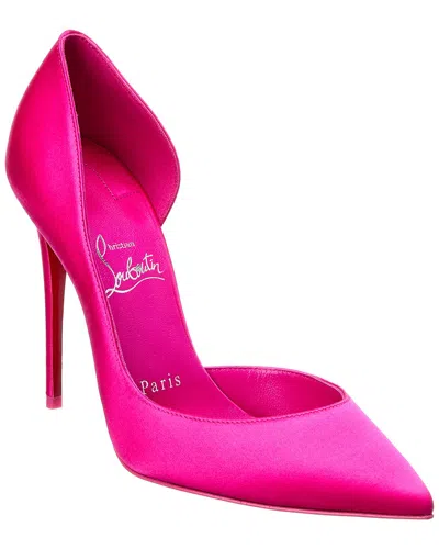 Christian Louboutin Iriza 100 Pumps In Fuxia Satin In Pink