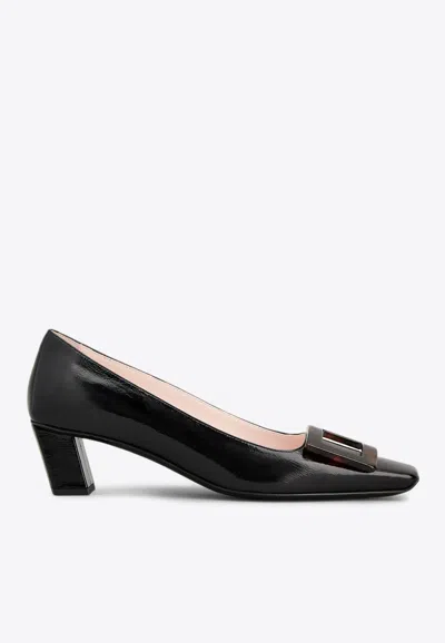 Roger Vivier Belle Vivier Trompette Pumps 45 In Black