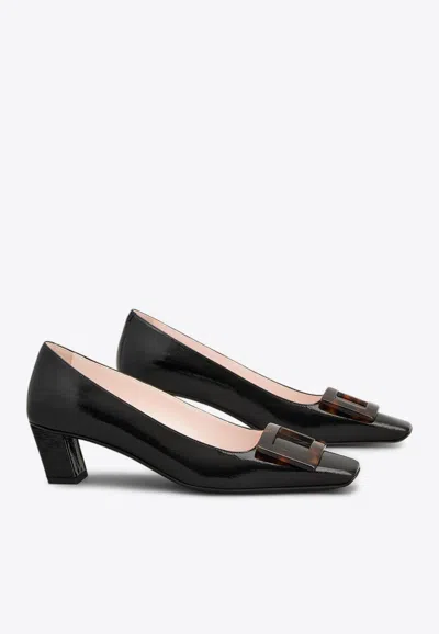 Roger Vivier Belle Vivier Trompette Pumps 45 In Black