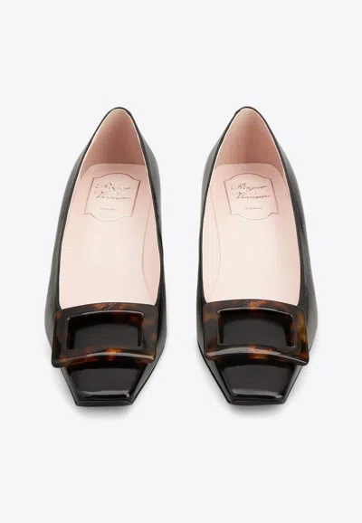 Roger Vivier Belle Vivier Trompette Pumps 45 In Black