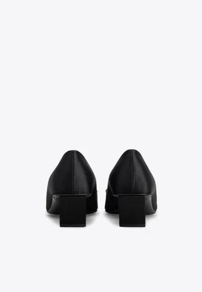 Roger Vivier Belle Vivier 45 Crystal Buckle Pumps In Black