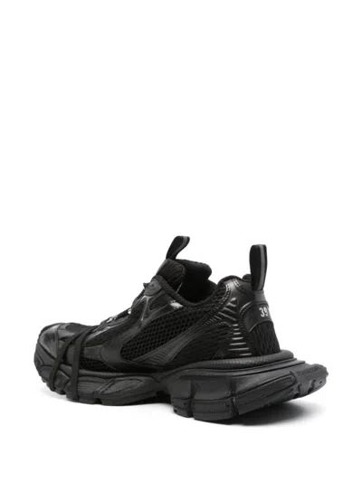 Shop Balenciaga 3xl Black Mesh And Polyurethane Sneaker