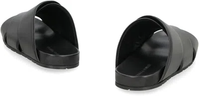 Bottega Veneta Leather Mules Rubber Sole