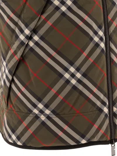 Burberry Nylon Vest Jacket Jackets Green