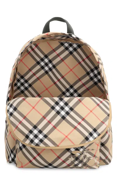 Burberry Men's Check Backpack
