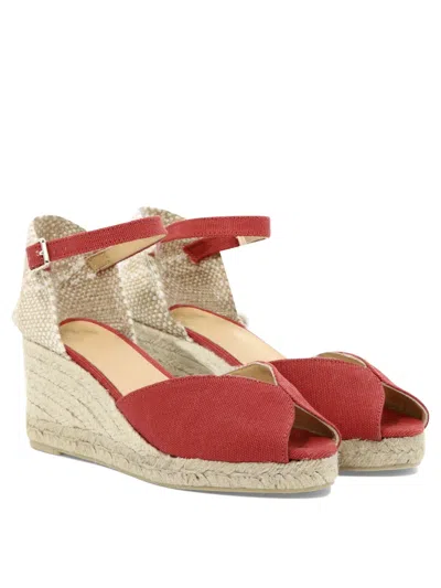 Castaã±er Castañer Woman Espadrilles Brick Size 9 Textile Fibers
