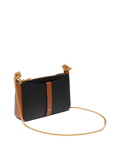 Chloé Black Calf Leather Marcie Bag