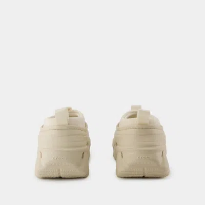 Crocs Ivory Rubber Echo Storm Slip Ons