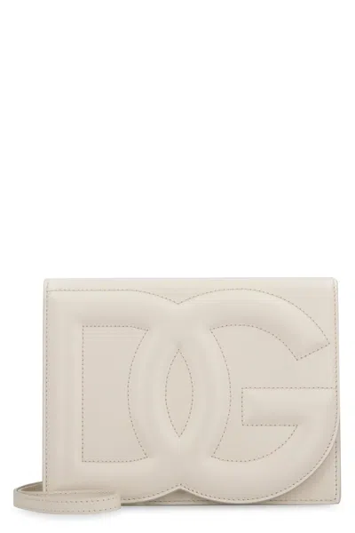 Dolce & Gabbana Dg Logo Leather Crossbody Bag