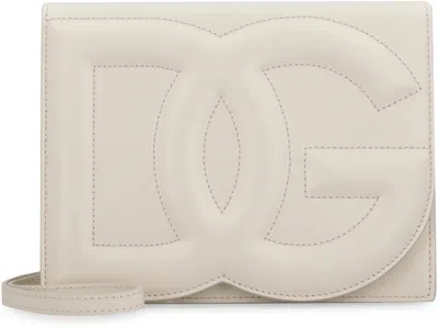 Dolce & Gabbana Dg Logo Leather Crossbody Bag