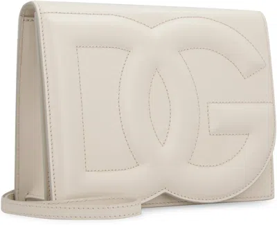 Dolce & Gabbana Dg Logo Leather Crossbody Bag