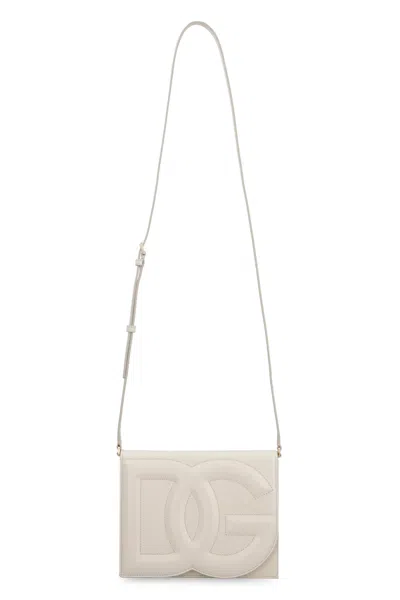 Dolce & Gabbana Dg Logo Leather Crossbody Bag