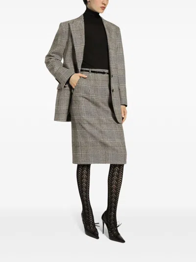 Dolce & Gabbana Pied De Poule Check Blazer