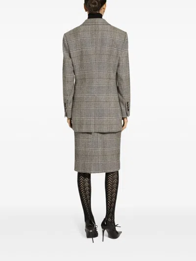 Dolce & Gabbana Pied De Poule Check Blazer