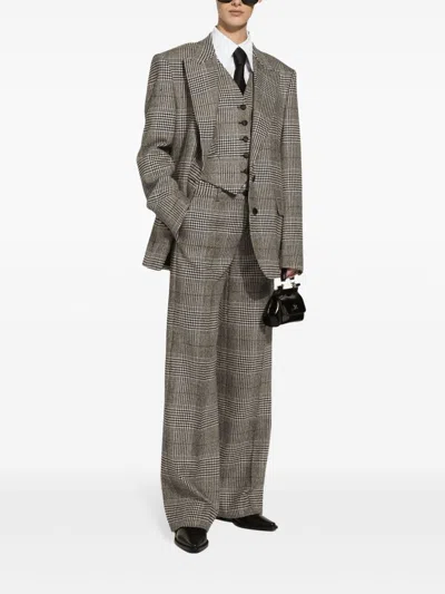 Dolce & Gabbana Tartan Check Trousers For Women