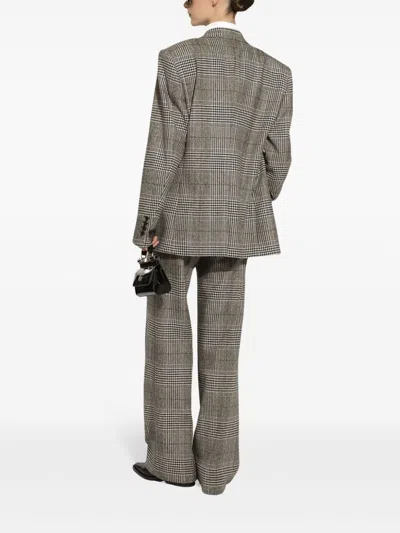 Dolce & Gabbana Tartan Check Trousers For Women