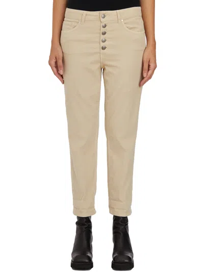 Dondup Trousers Featuring Bottom Cuffs And 5 Pockets