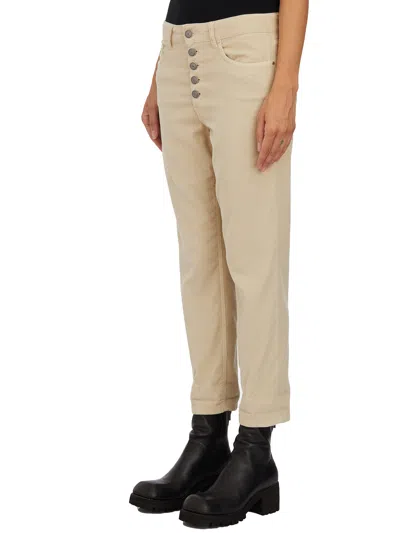 Dondup Trousers Featuring Bottom Cuffs And 5 Pockets