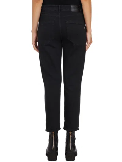 Dondup Woman Pants Black Size 31 Cotton, Elastomultiester, Elastane