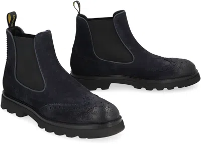 Doucal's Man Ankle Boots Black Size 12 Leather