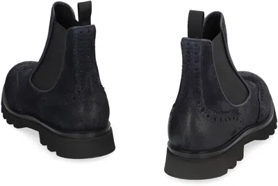 Doucal's Man Ankle Boots Black Size 12 Leather
