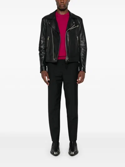 Dsquared2 Logo-plaque Fine-knit Jumper