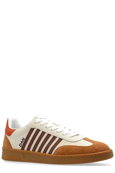 Dsquared2 Almond Toe Low Top Sneakers