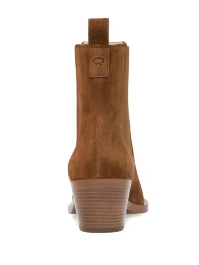 Gianvito Rossi Brown Wylie Ankle Boots