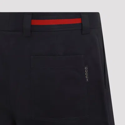 Gucci Web Tape Shorts Bermuda And Short Black
