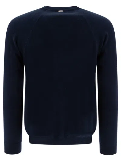 Herno Resort Sweater In Plain Cashmere
