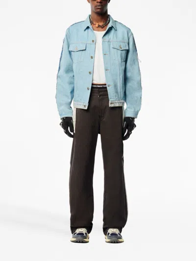 Heron Preston Logo-patch Denim Jacket