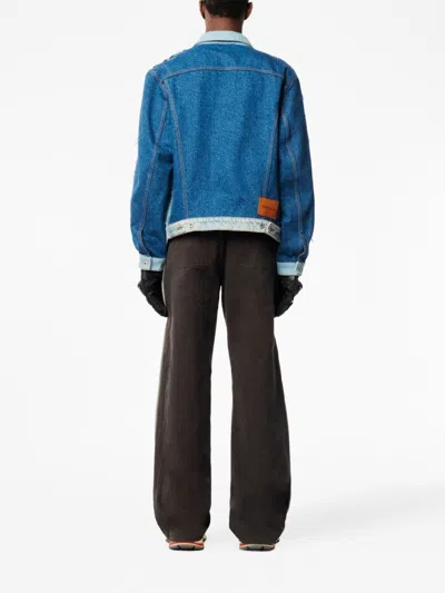 Heron Preston Logo-patch Denim Jacket