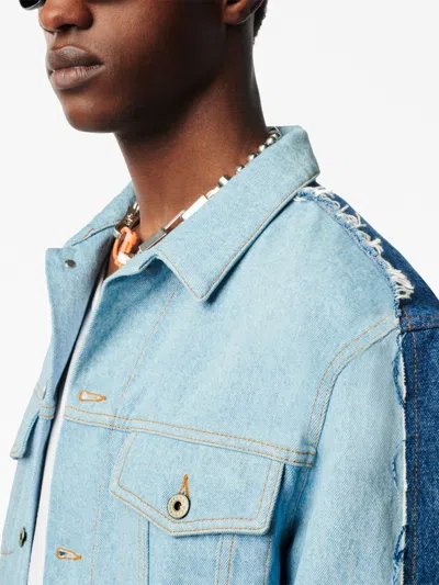Heron Preston Logo-patch Denim Jacket