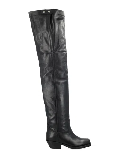 Isabel Marant 40mm Amati-gb Leather Knee High Boots