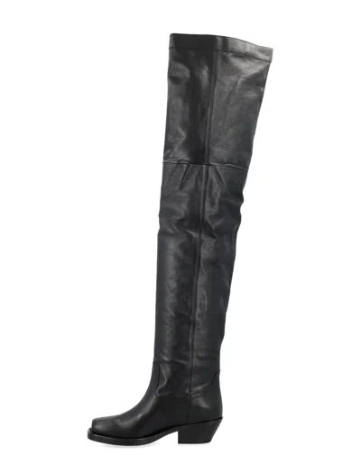 Isabel Marant 40mm Amati-gb Leather Knee High Boots