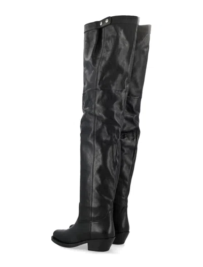 Isabel Marant 40mm Amati-gb Leather Knee High Boots