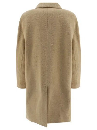 Isabel Marant Étoile Tailored Textured Fabric Coat With Back Vent
