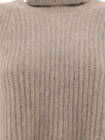 Isabel Marant Étoile Megan Turtleneck Sweater Vest In Gray