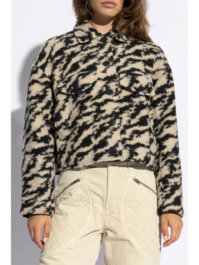 Isabel Marant Chic Contrast Mini Coat