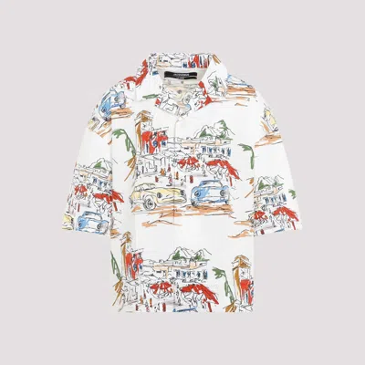 Jacquemus La Chemise Simon Printed Cotton Shirt