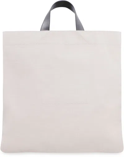 Jil Sander Man Handbag Ivory Size - Textile Fibers, Soft Leather